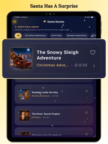 Santa Call: Talk to Santa App iPad screenshot