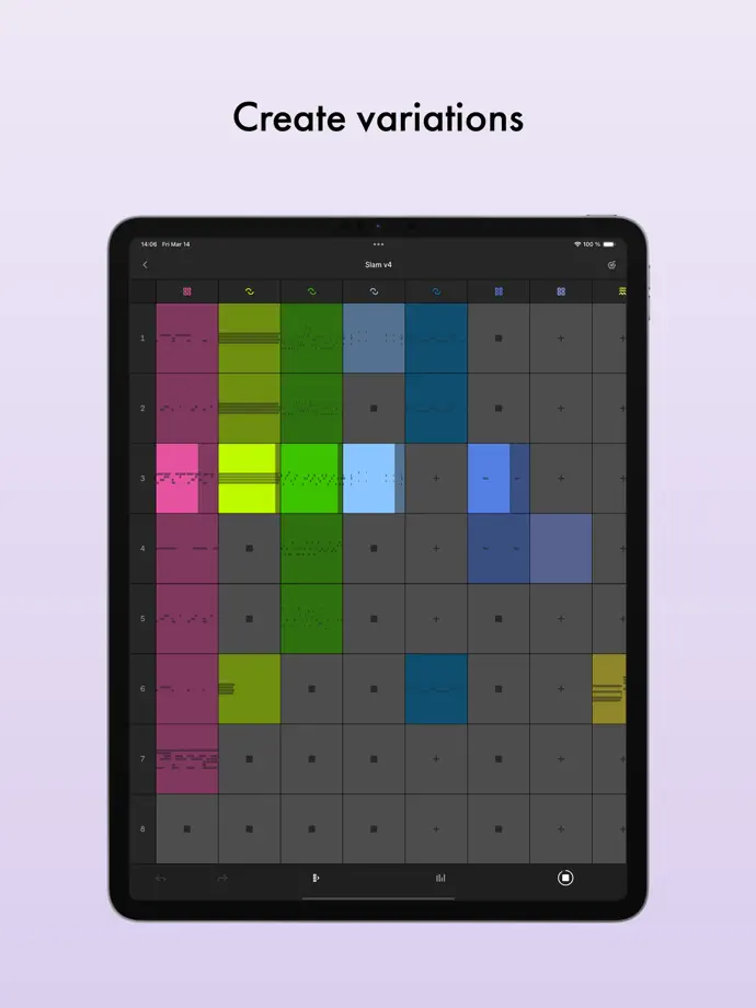 Ableton Note iPad screenshot 6