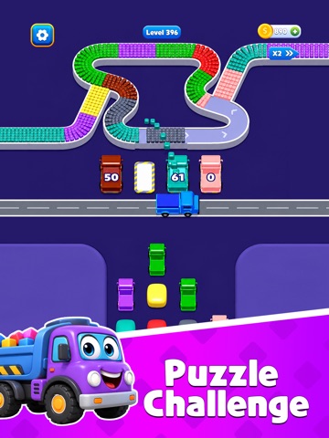 Truck Sort: Cargo Puzzle iPad screenshot