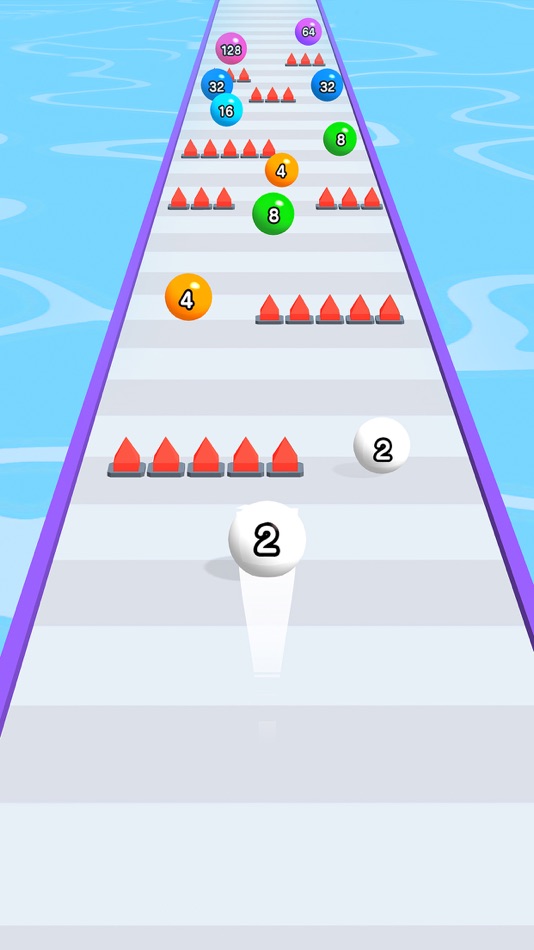#4. Number Ball Race & Merge 3D (iOS) By: Abubakar Siddique