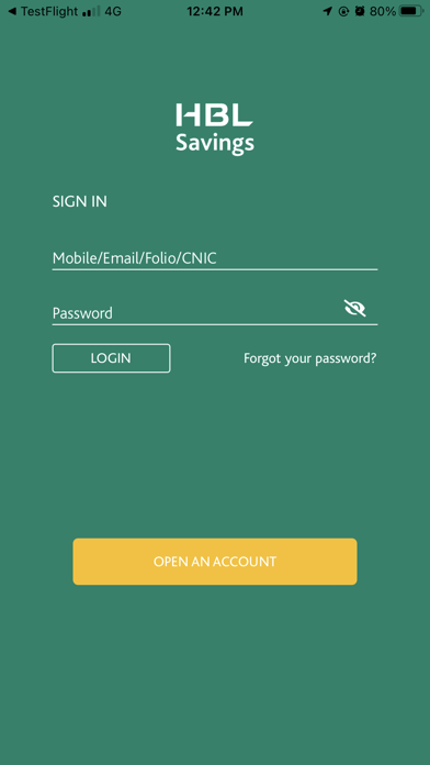 HBL Savings Screenshot