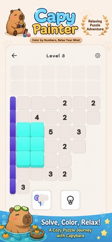 Capy Painter - Logic Game Screenshot 1 of 3