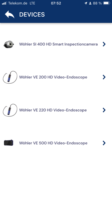 Wöhler Smart Inspection Screenshot