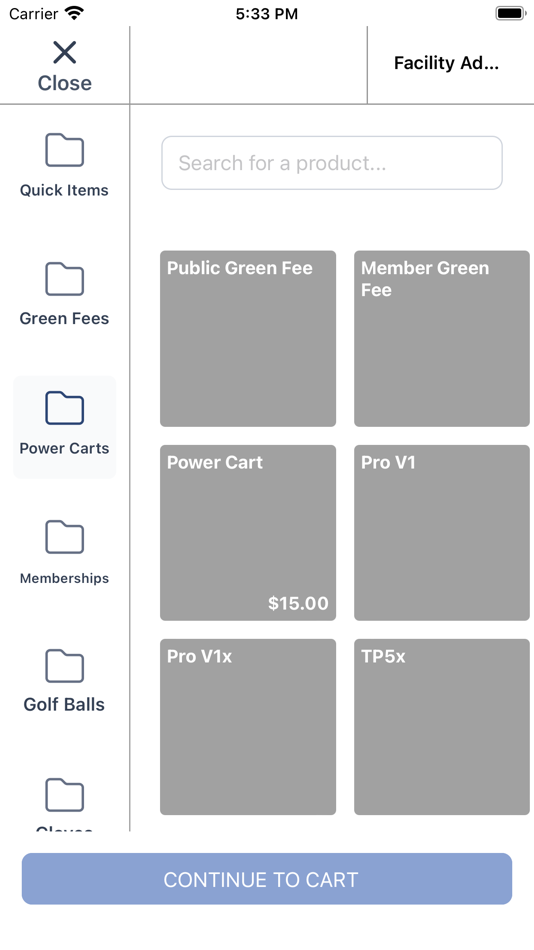 #2. Tee On POS (iOS) Ved: Tee-On Golf systems Inc.