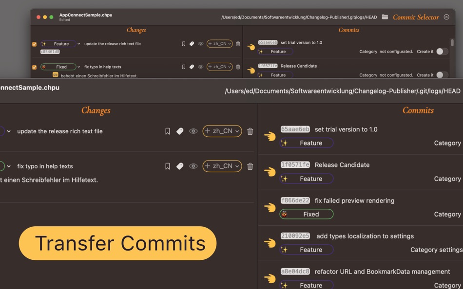 #2. Changelog Publisher (macOS) 由: Edwin Buehler