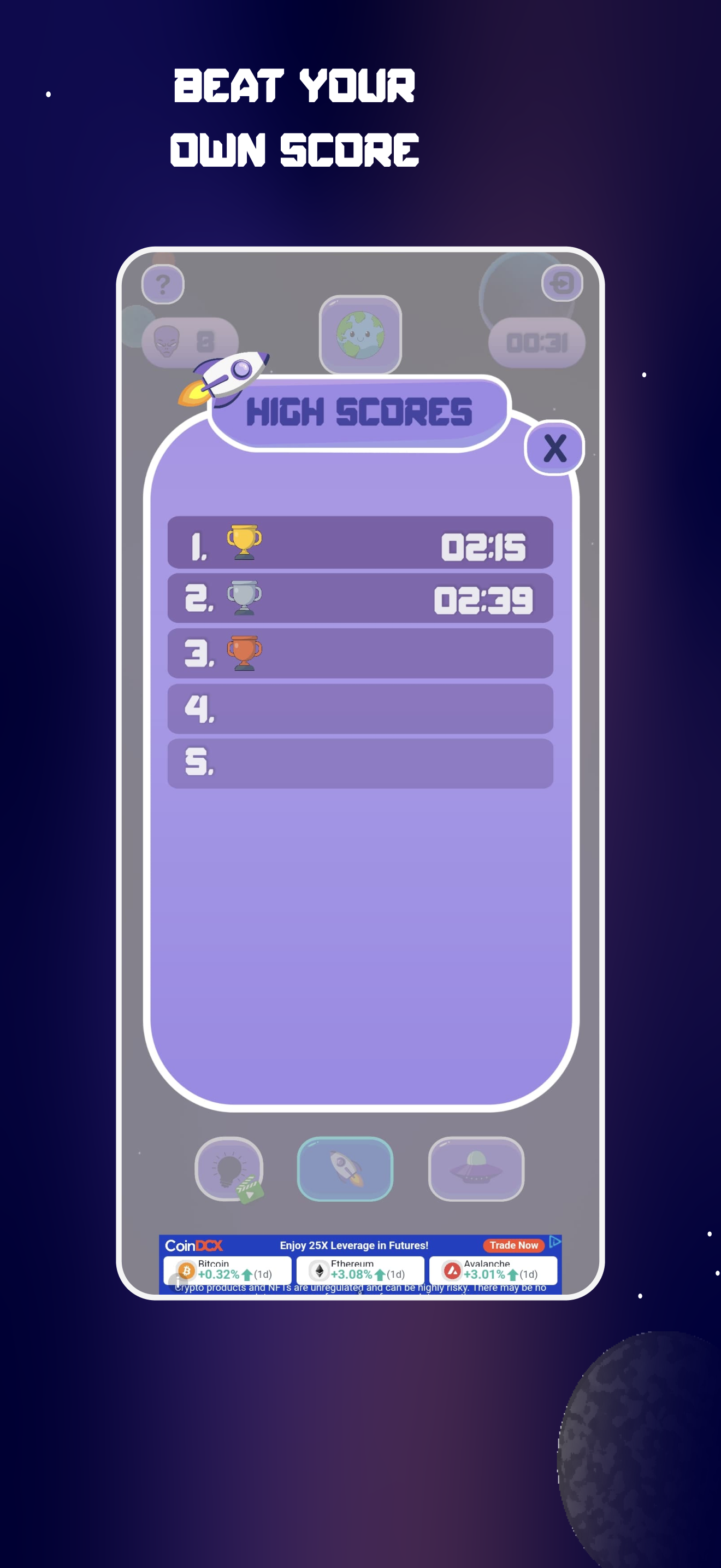 Minesweeper (Space Game) screenshot 4