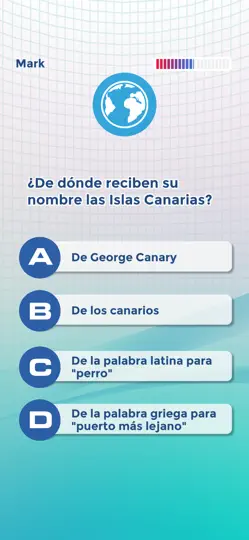 Captura de pantalla de Entrena Saber. El Quiz. en iPhone 2