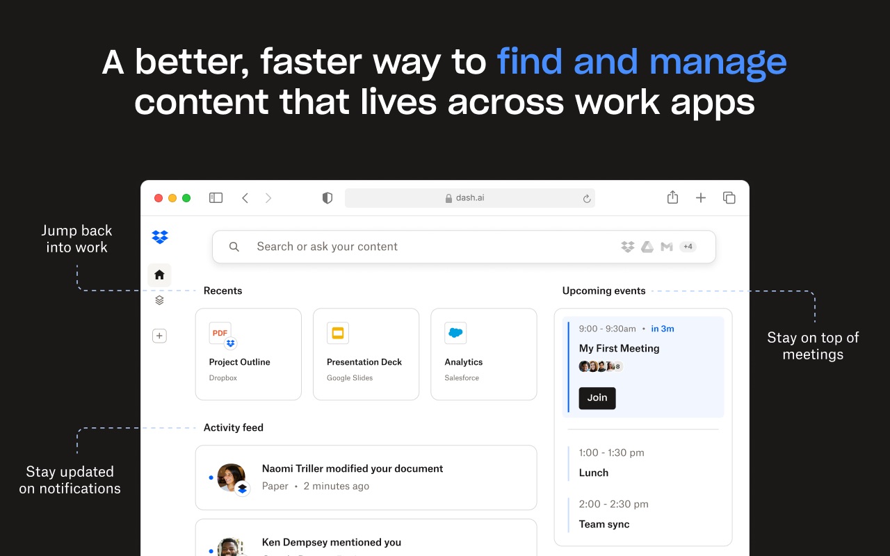 Screenshot 1 of Dropbox Dash for Business