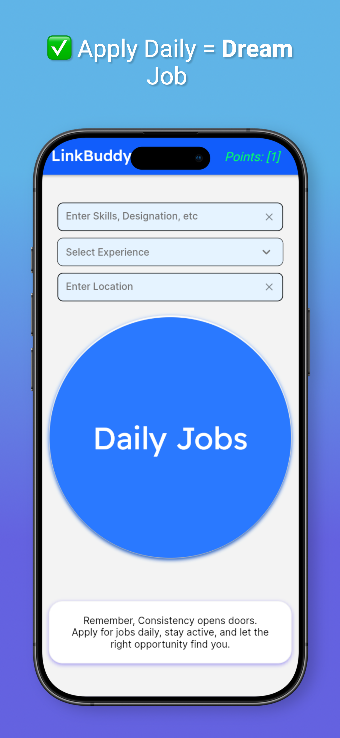 LinkBuddy: Get Job Today!