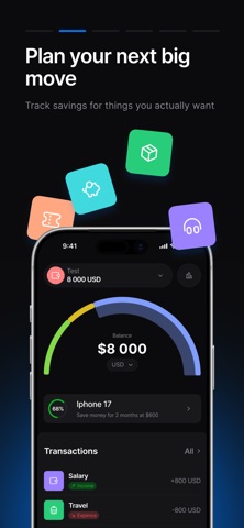 ClickFi - AI Budget Tracker Screenshot 2 of 6