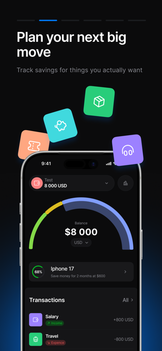 ClickFi - AI Budget Tracker Screenshot 2 of 6
