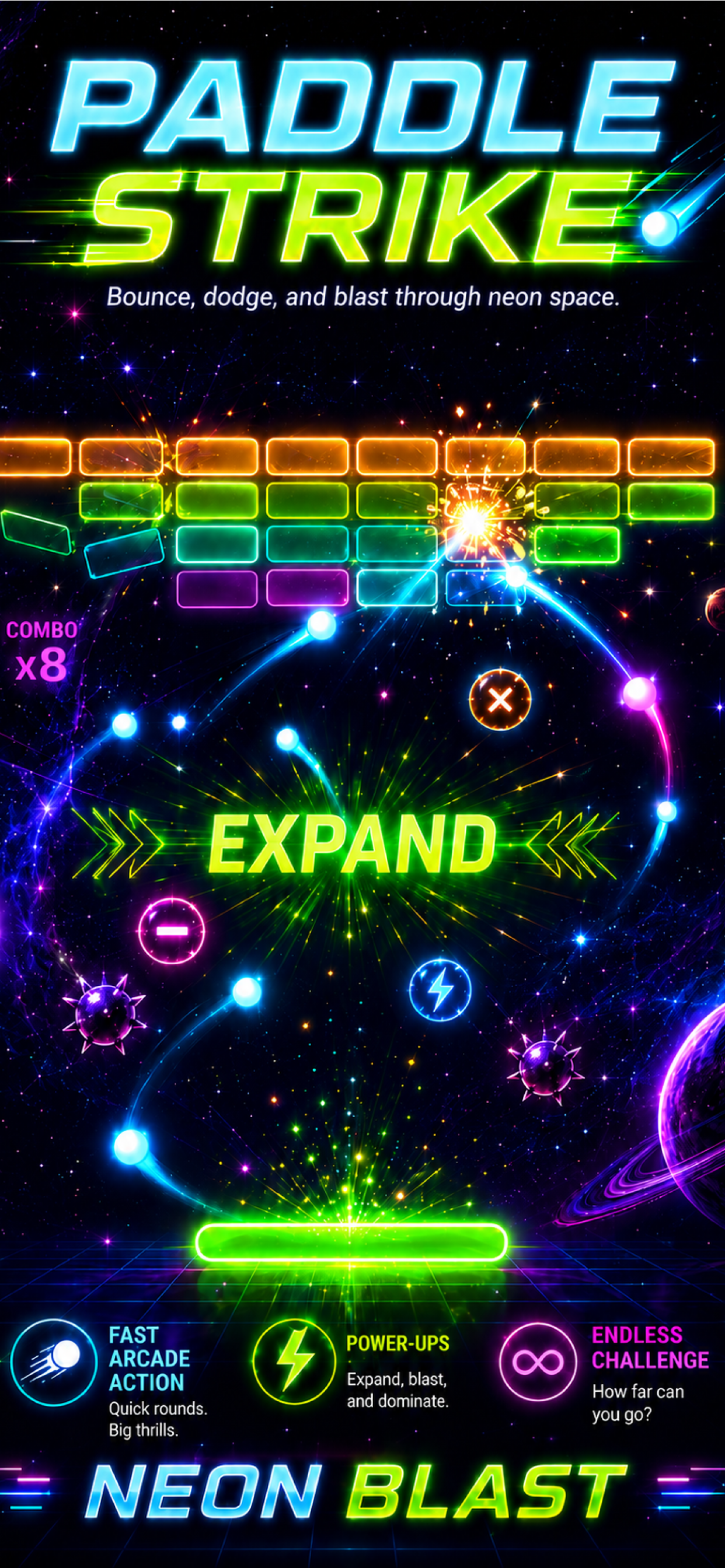 Neon Blast - Shooting Game screenshot 4