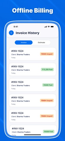 Gst Invoice and Billing app screenshot