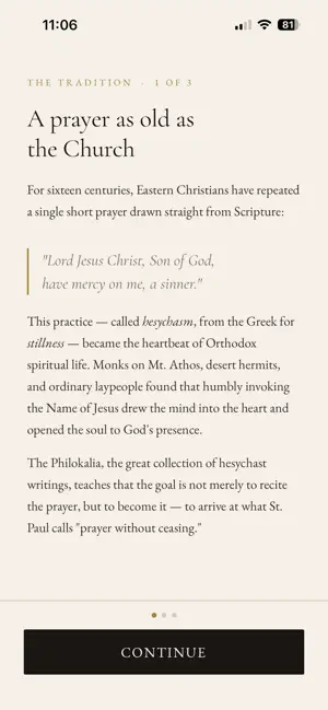 Jesus Prayer screenshot 2