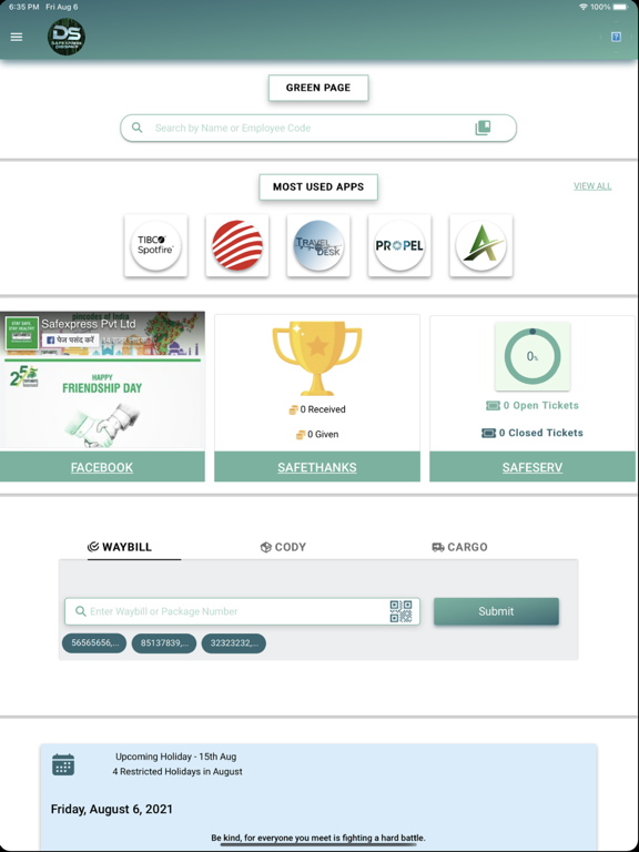 Screenshot #4 pour Safexpress diGiSpace