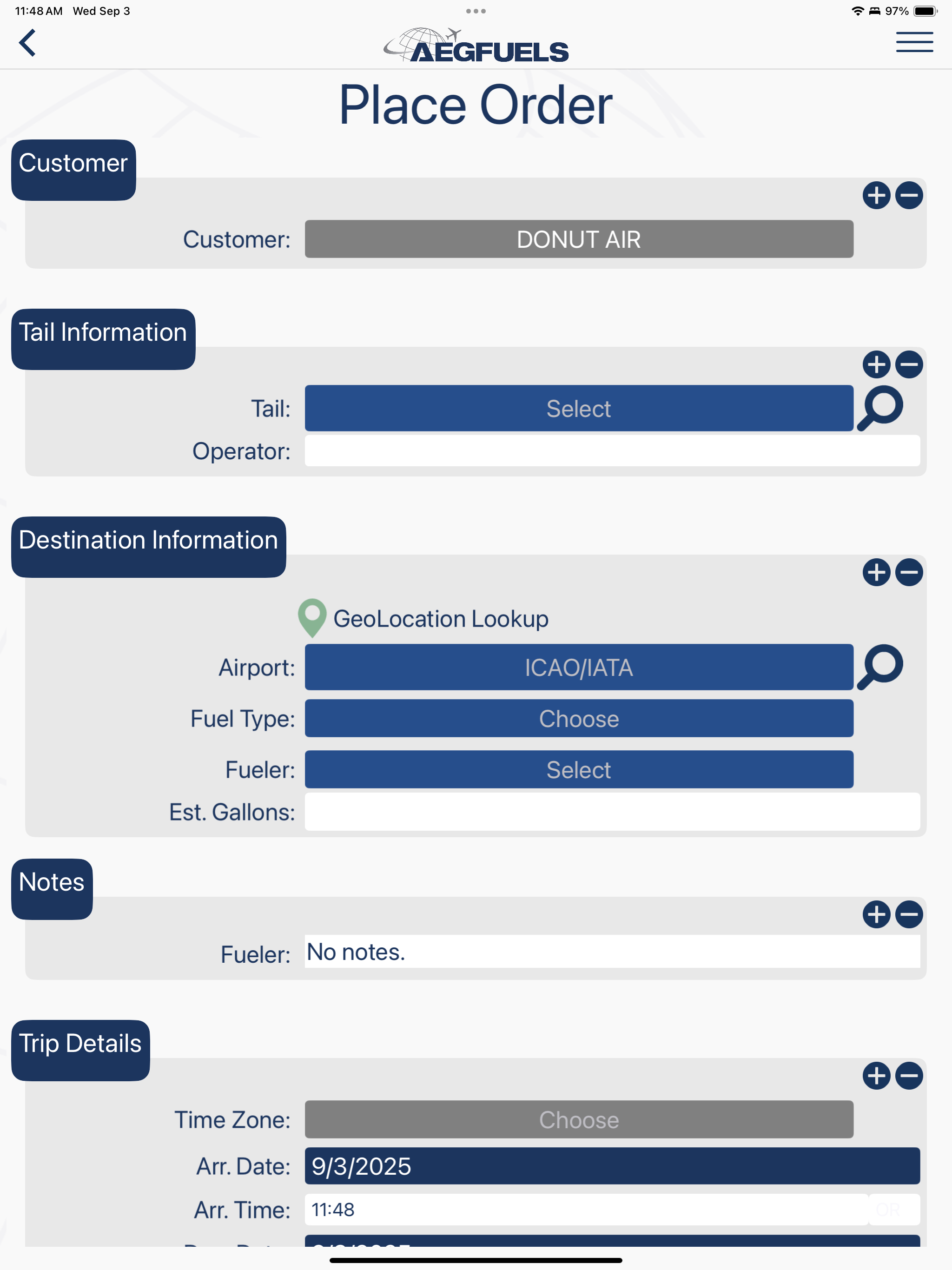AEG Fuels Mobile