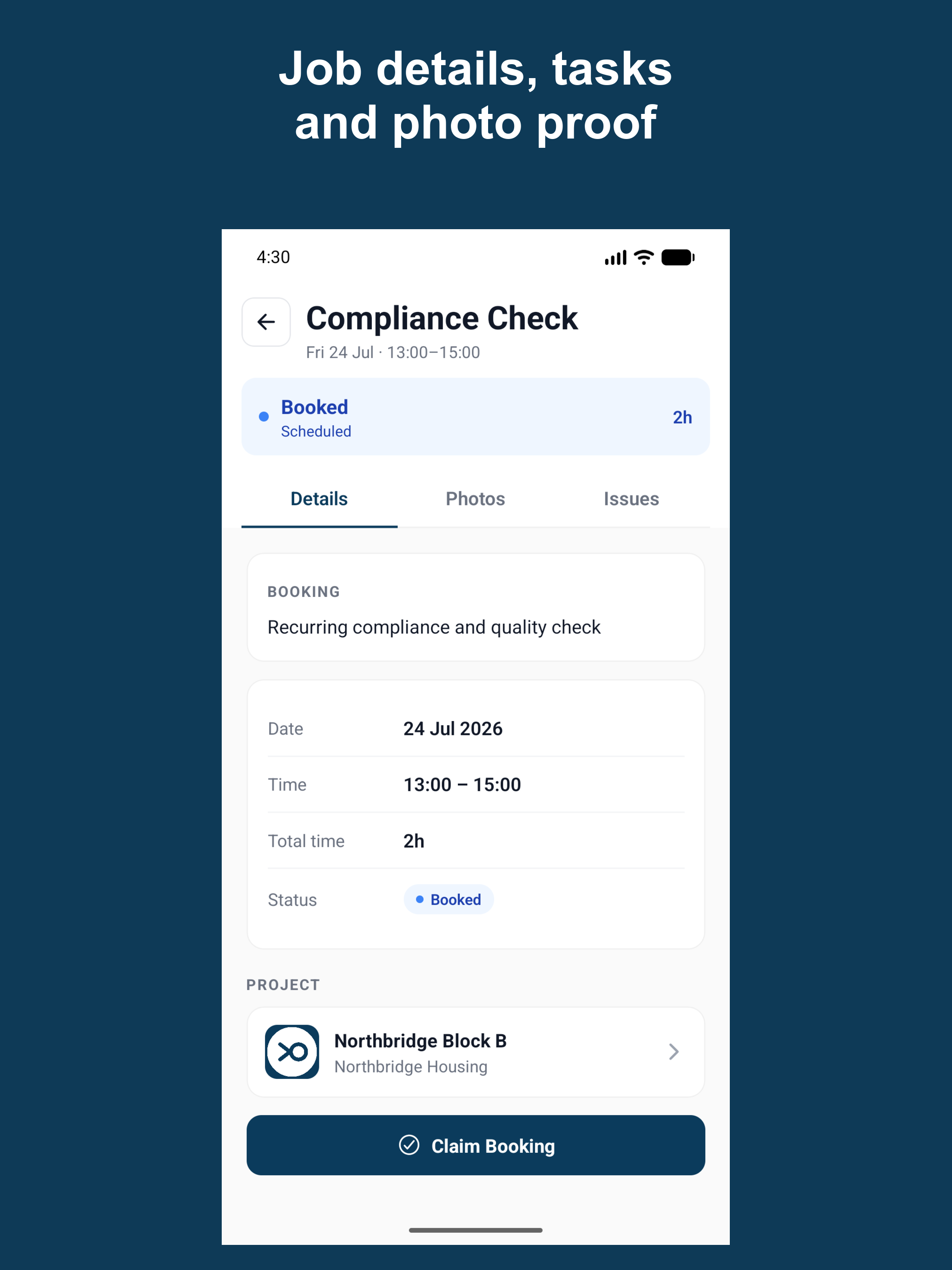 Xota: Cleaning Company App screenshot 15