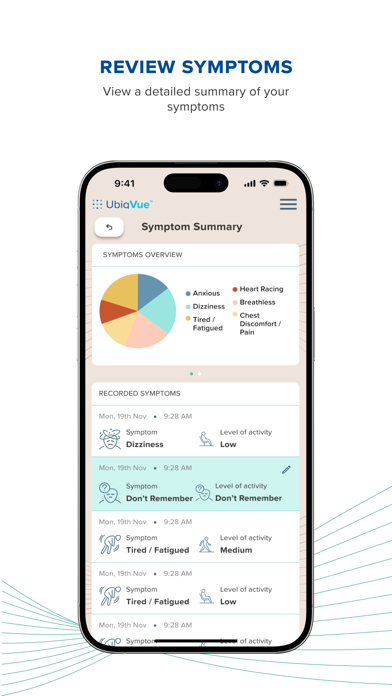 UbiqVue Holter iPhone screenshot 7 - Medical app