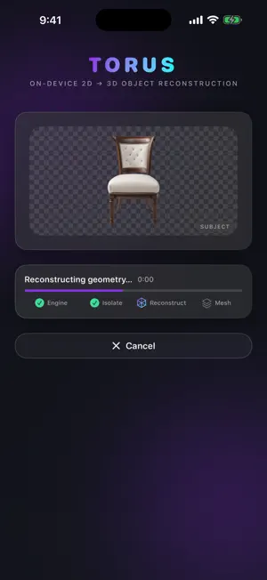 Torus - Photo to 3D screenshot 3