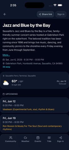 WET - Weather, Event, Tide Screenshot 5 of 7