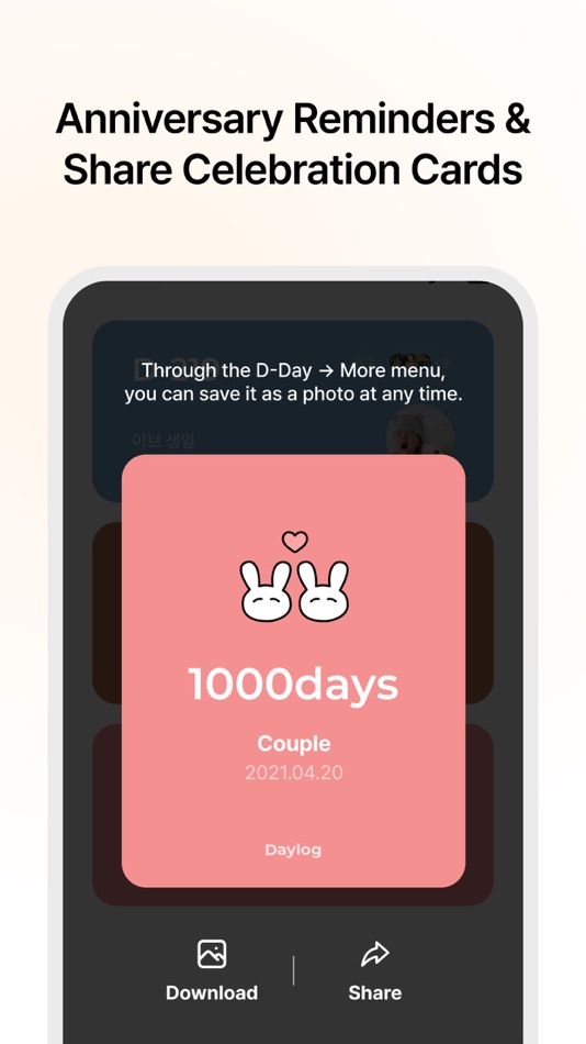 #8. Daylog - D-Day Widget, Diary (iOS) بواسطة: PREST