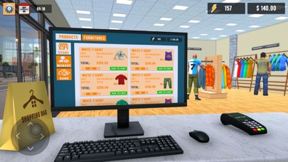 Clothing Store Manager Game 3D Screenshot