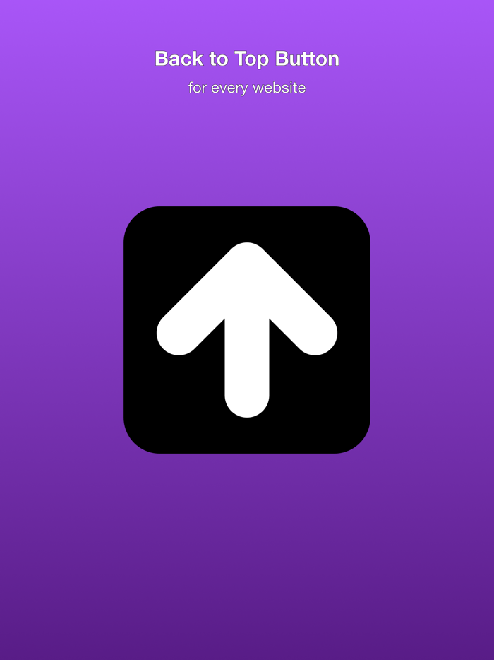 Upwards - Back to Top Button