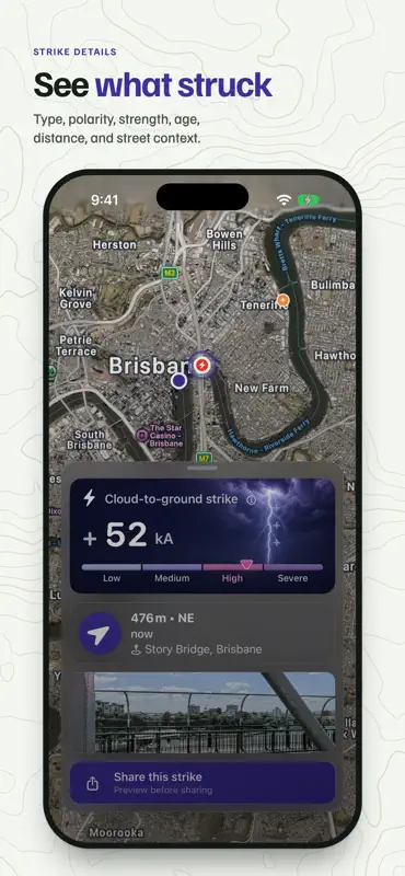 Lightning Tracker: Live Map screenshot 1 of 8