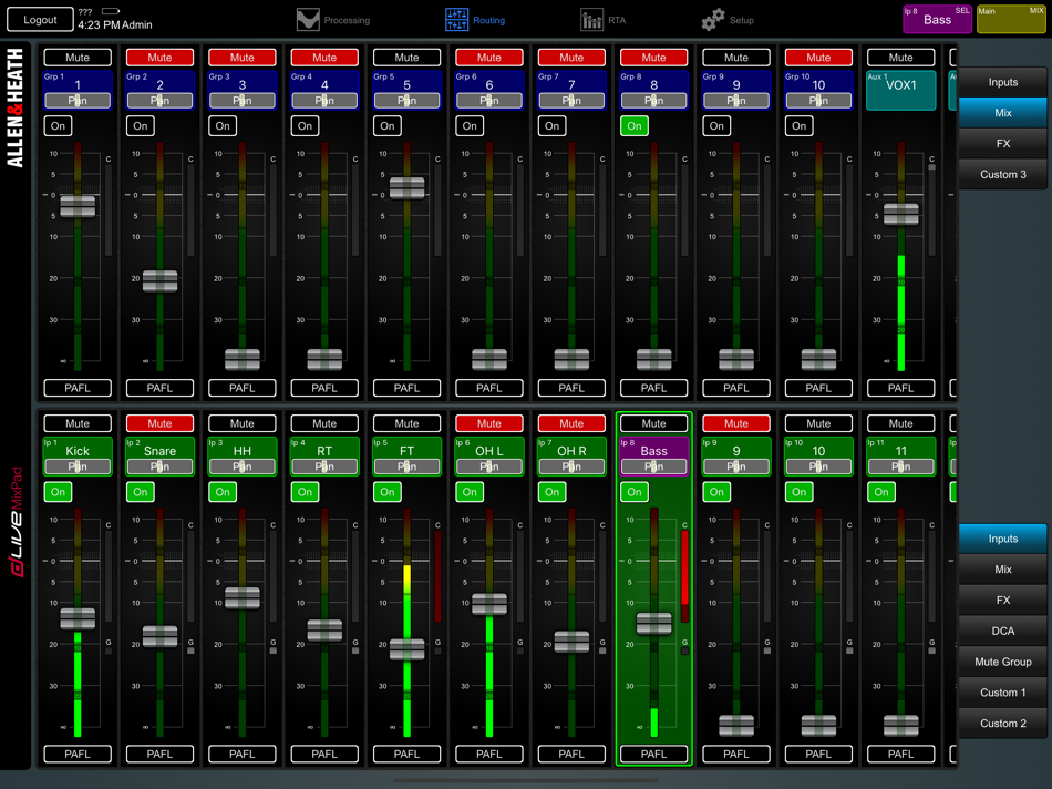 #8. dLive MixPad (iOS) Podle: Allen & Heath Limited