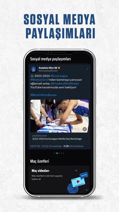 Anadolu Efes Spor Kulübü Screenshot