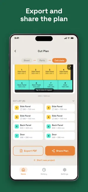 Cutlist: Optimize Kerf screenshot 4