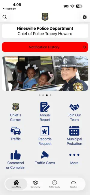 Hinesville Police Dept, GA screenshot 1