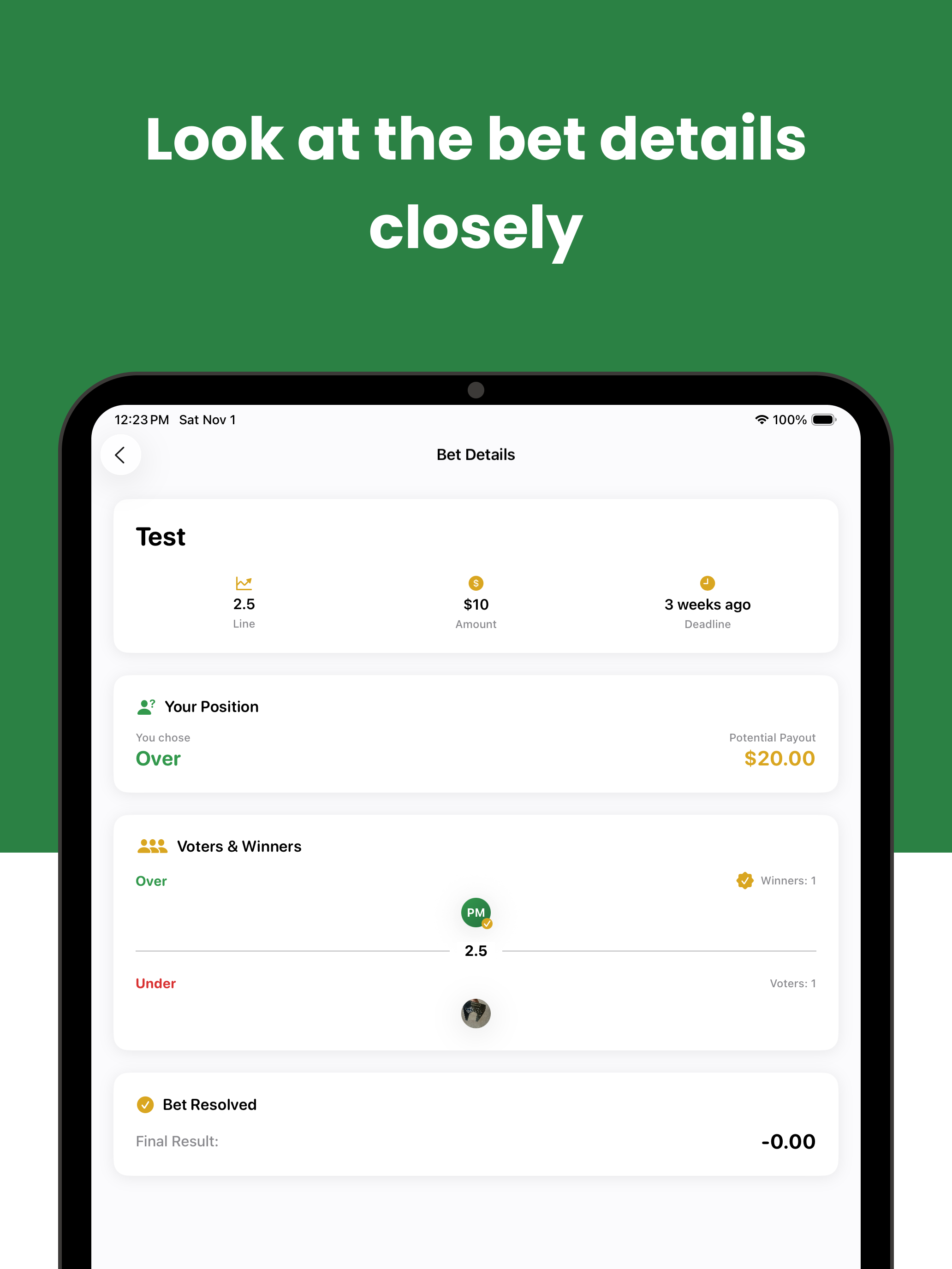 BetterFriends: Wager & Settle screenshot 10