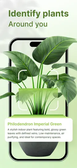 Скриншот PlantCare: Guide Identifier на iPhone 1
