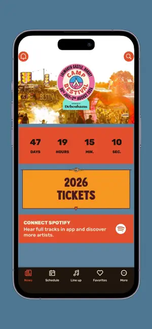 Camp Bestival iPhone screenshot 2