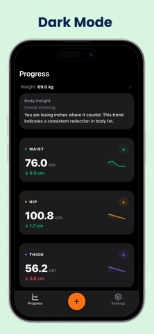 Body Tape Measure Tracker Screenshot 2 of 4