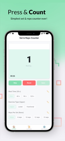 Set & Reps Counter Screenshot 1 of 4