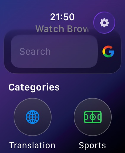 Apple Watch screenshot