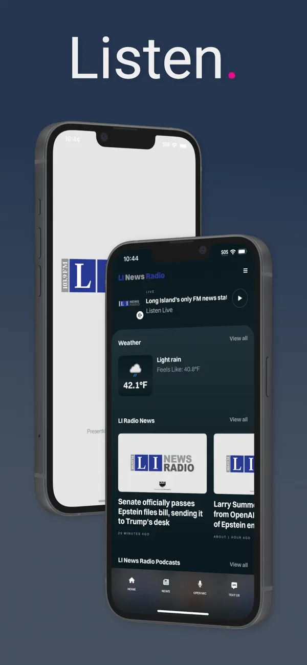 Screenshot #1 pour LI News Radio