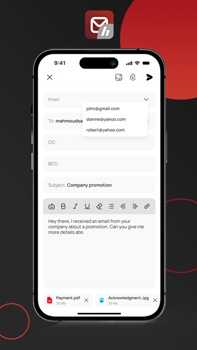 H1 Mail Gate screenshot