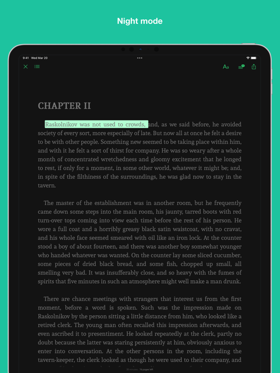 Fyodor Dostoevsky's works iPad screenshot 7 - Reference app
