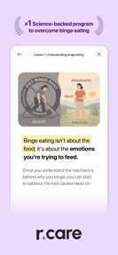 R.care - Binge Eating Recovery screenshot