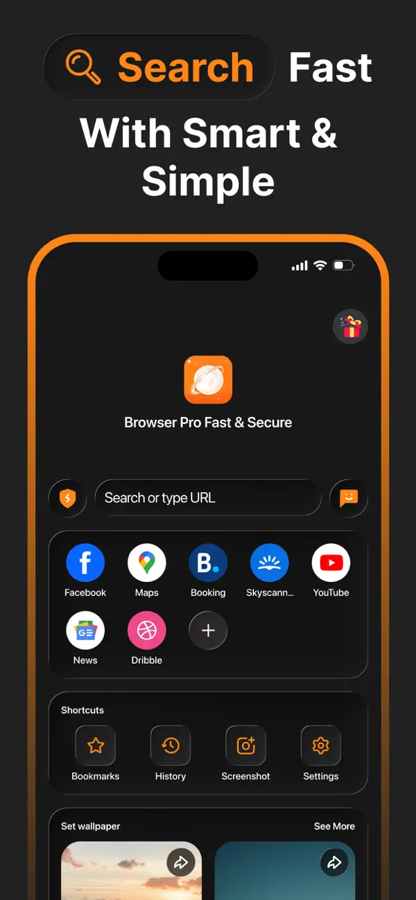 #3. Browser Pro Fast & Secure (iOS) Podle: MadhavKumar Bhayani