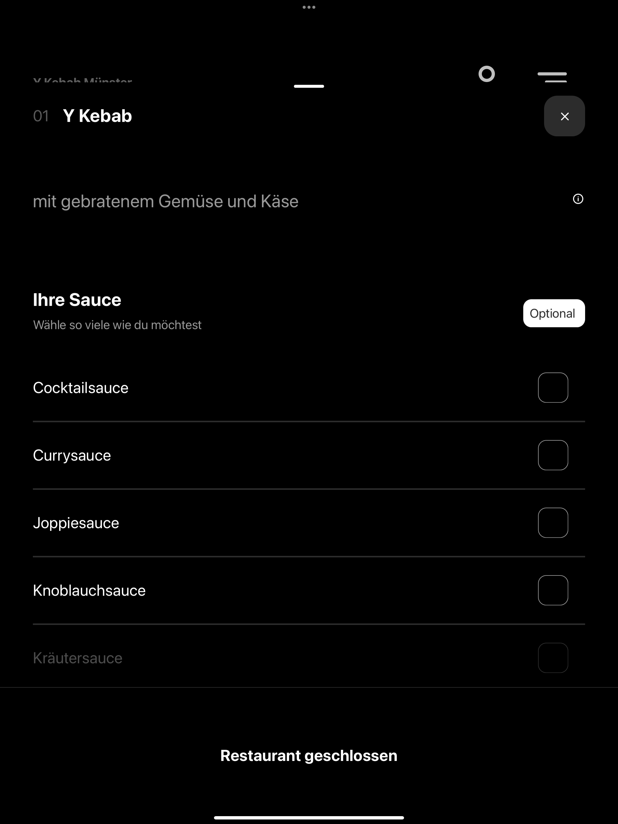 Y Kebab Münster screenshot 8