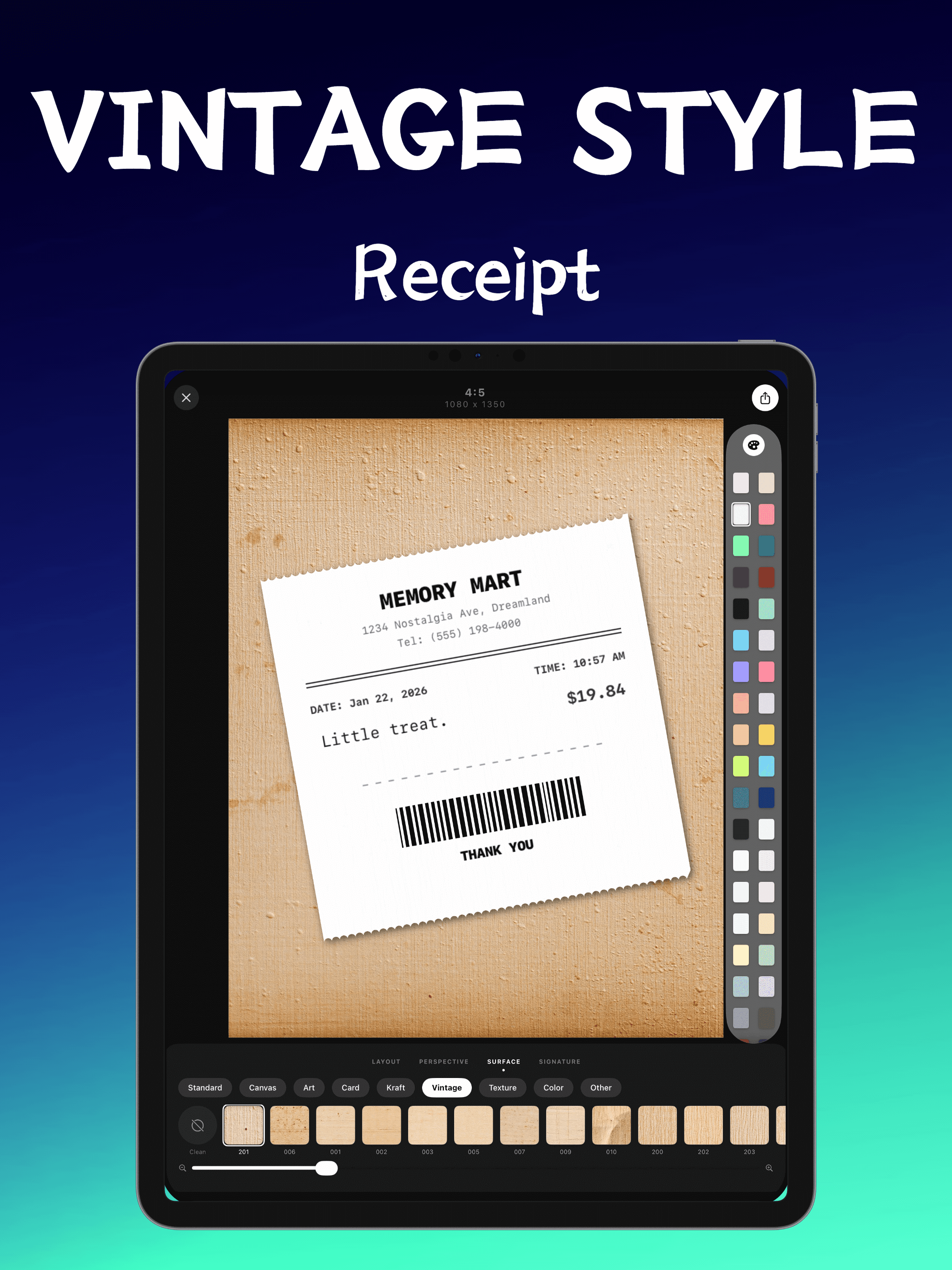 Papier - Vintage Card Maker screenshot 16