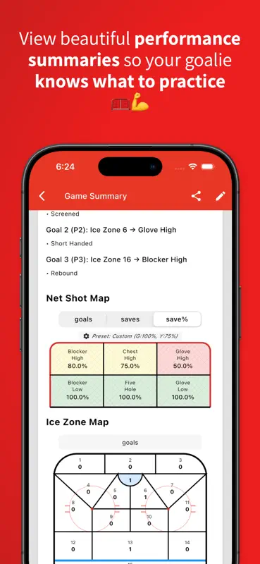 My Goalie Stats screenshot 2 of 5
