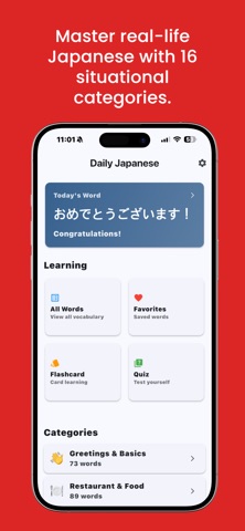 Daily JP Step iPhone screenshot