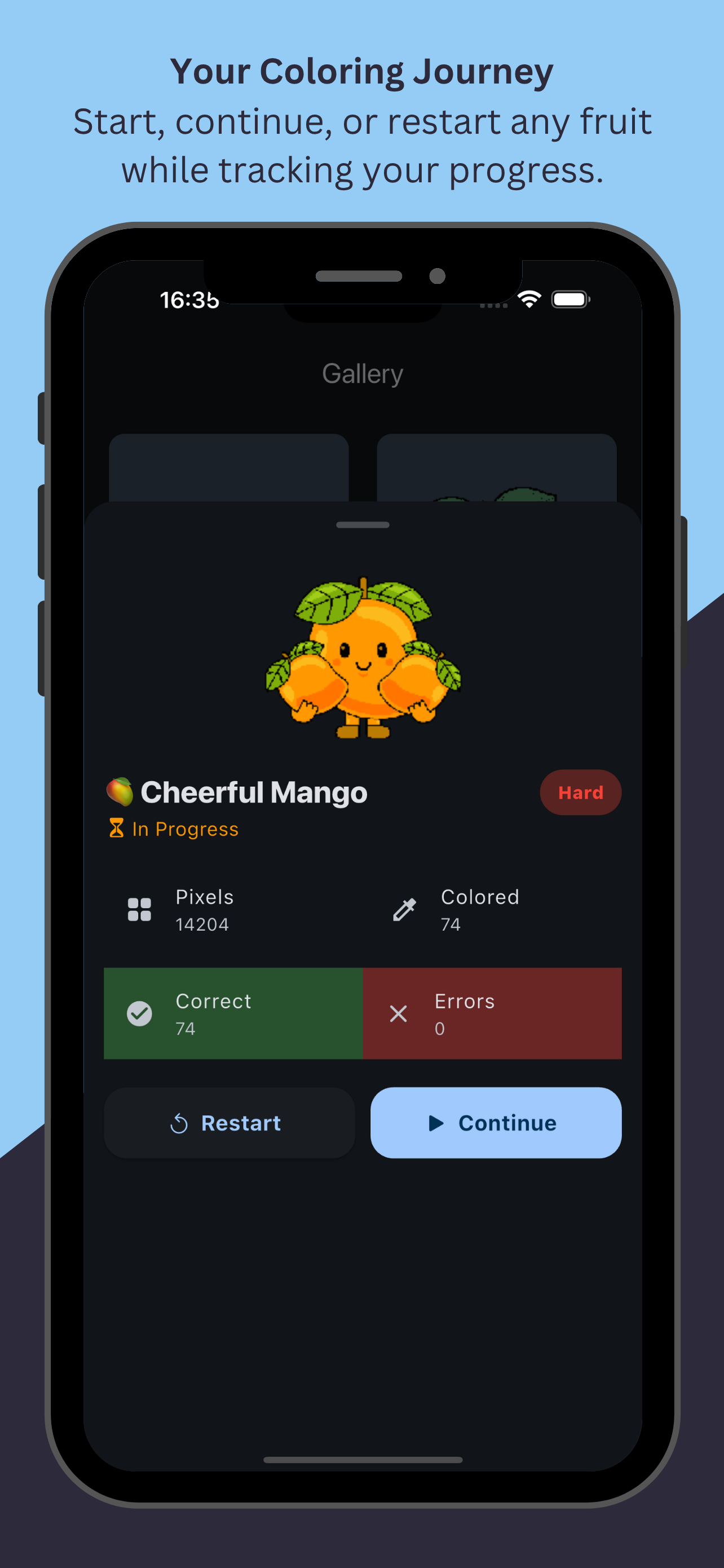 Fruits: Color by Number screenshot 3