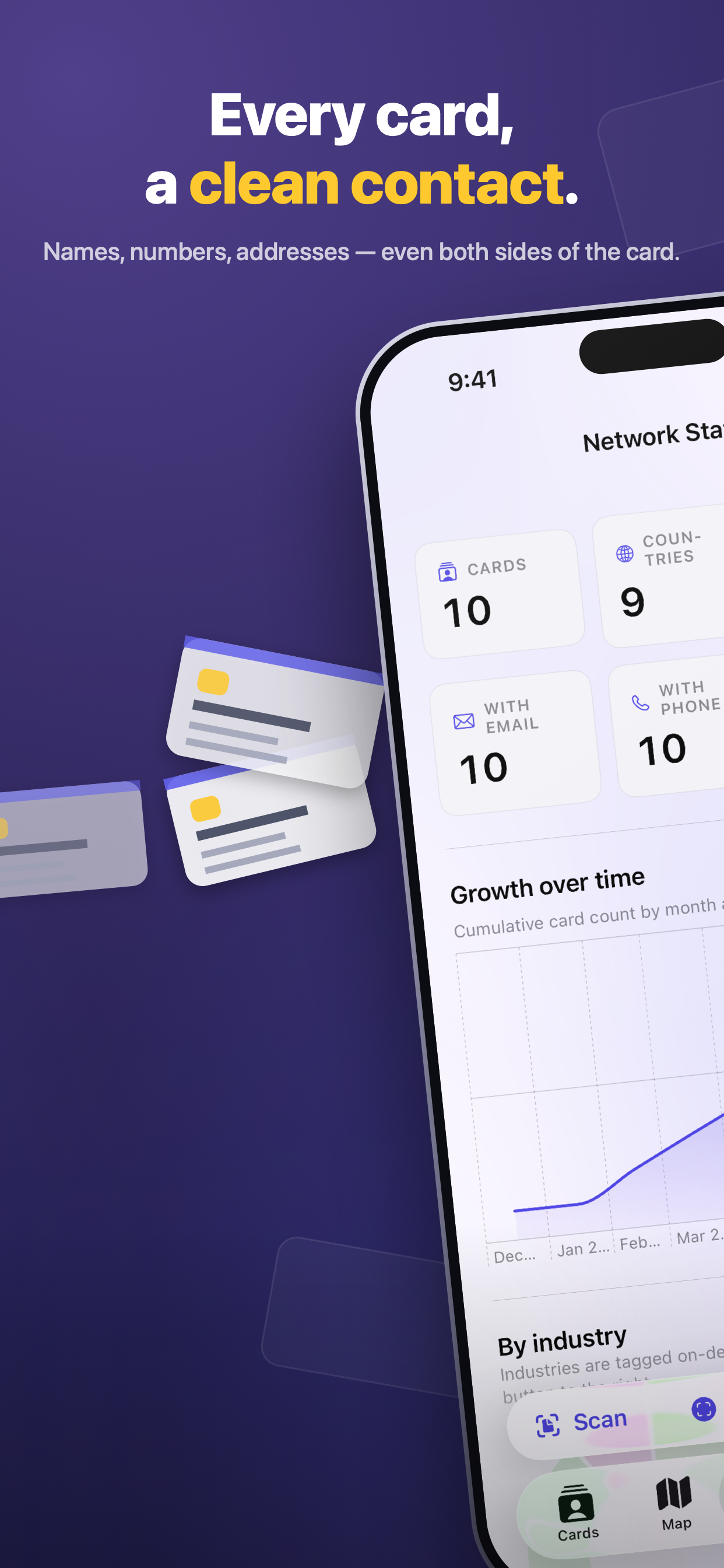 cardlio: Business Card Scanner screenshot 3