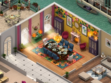 Roomflip: Design TV Show Game iPad screenshot